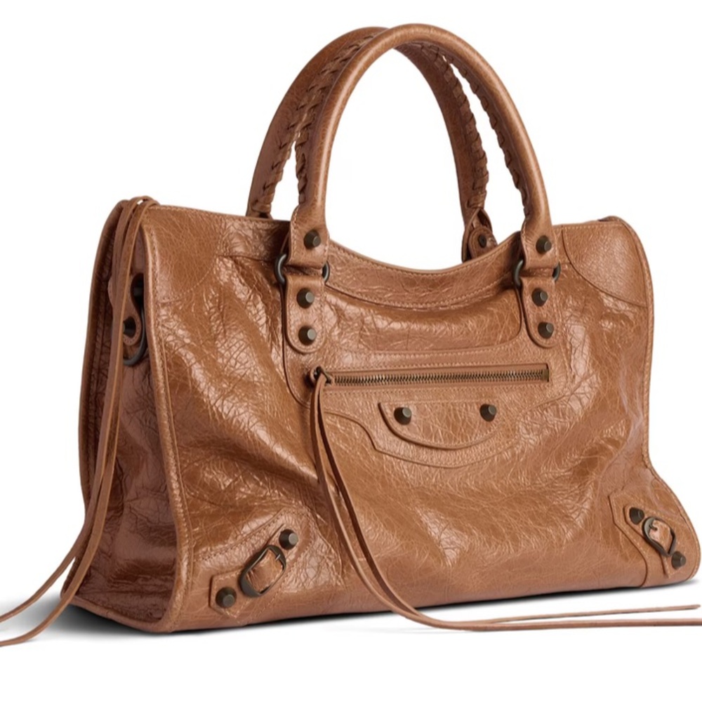 WOMEN'S LE CITY BAG IN CAMEL - Picture 3 of 13